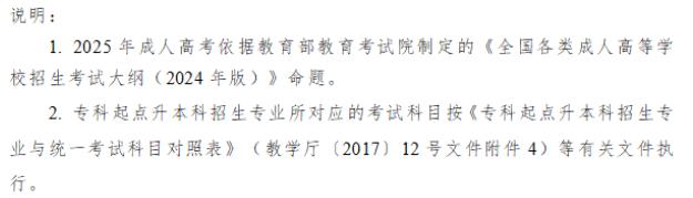 吉林省教育考试院：2025年全国成人高校招生统一考试时间表
