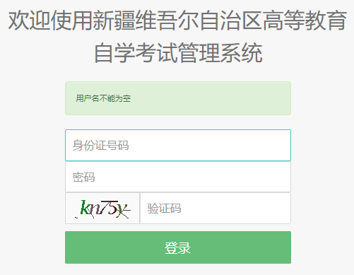 2025年4月新疆自考报名官网